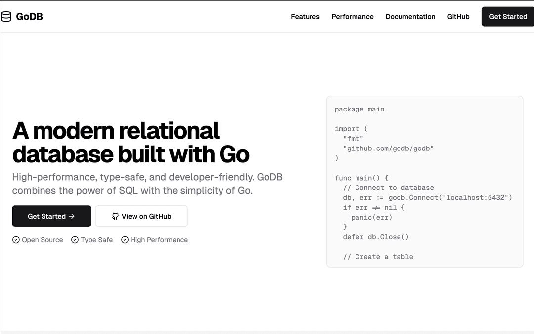 GoDB