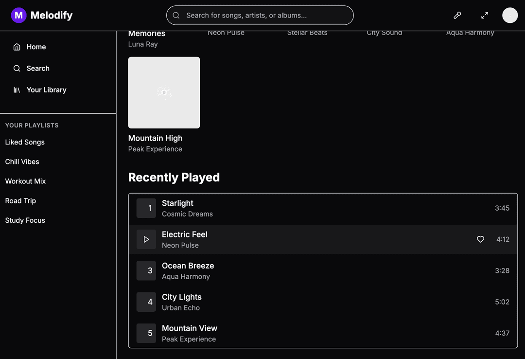 Music Streaming Platform